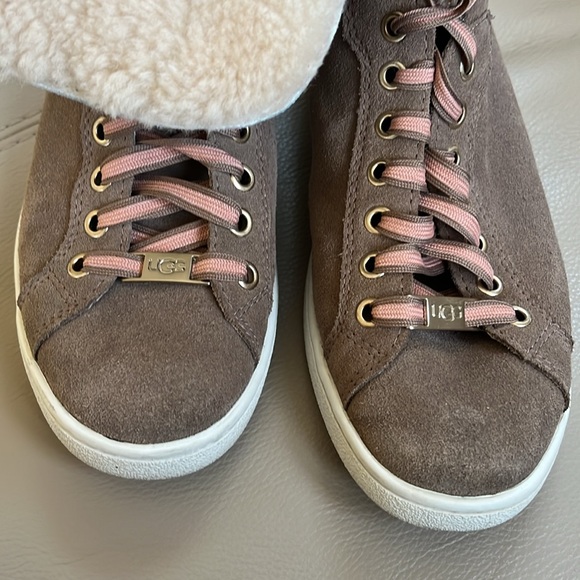 UGG Women's Tan High-Top Sneakers - Picture 9 of 9